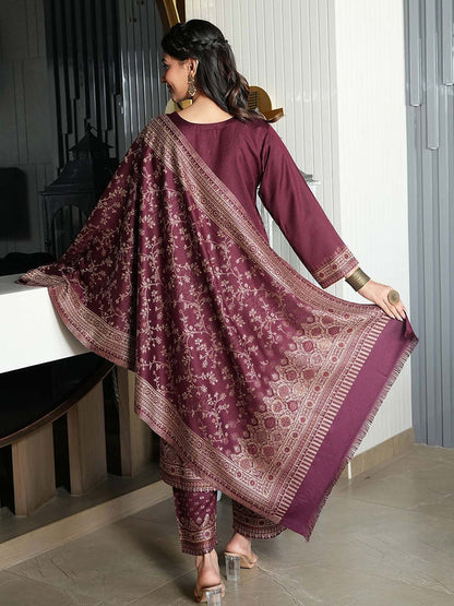 Women Kurta with Pant and Dupatta (Set of 3)