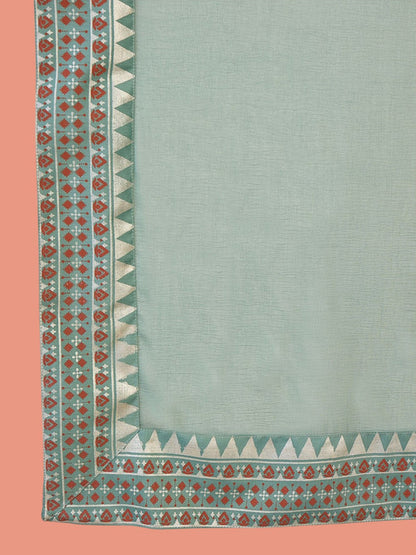 Women Embroidered Anarkali Kurta Set With Dupatta