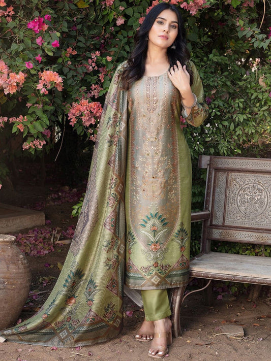 Women Ethnic Motifs Printed Kurta with Trousers & Dupatta