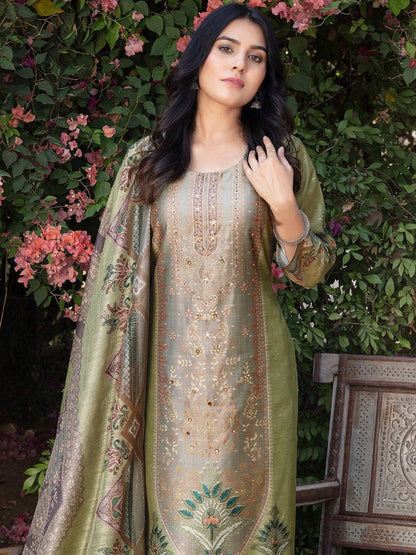 Women Ethnic Motifs Printed Kurta with Trousers & Dupatta