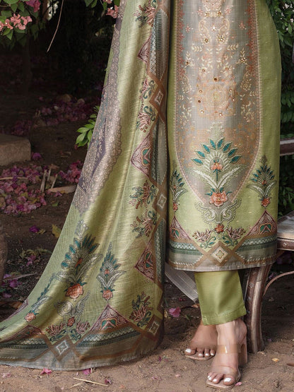 Women Ethnic Motifs Printed Kurta with Trousers & Dupatta