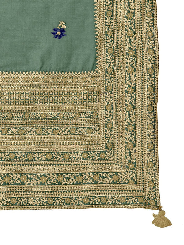 Women Regular Kurta with Trousers & With Dupatta