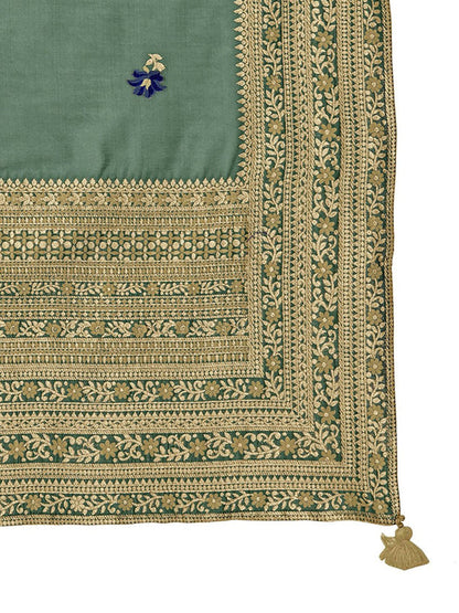 Women Regular Kurta with Trousers & With Dupatta